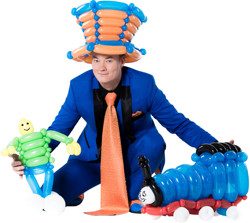 Program pro děti kouzelník tvarování balónků klaun